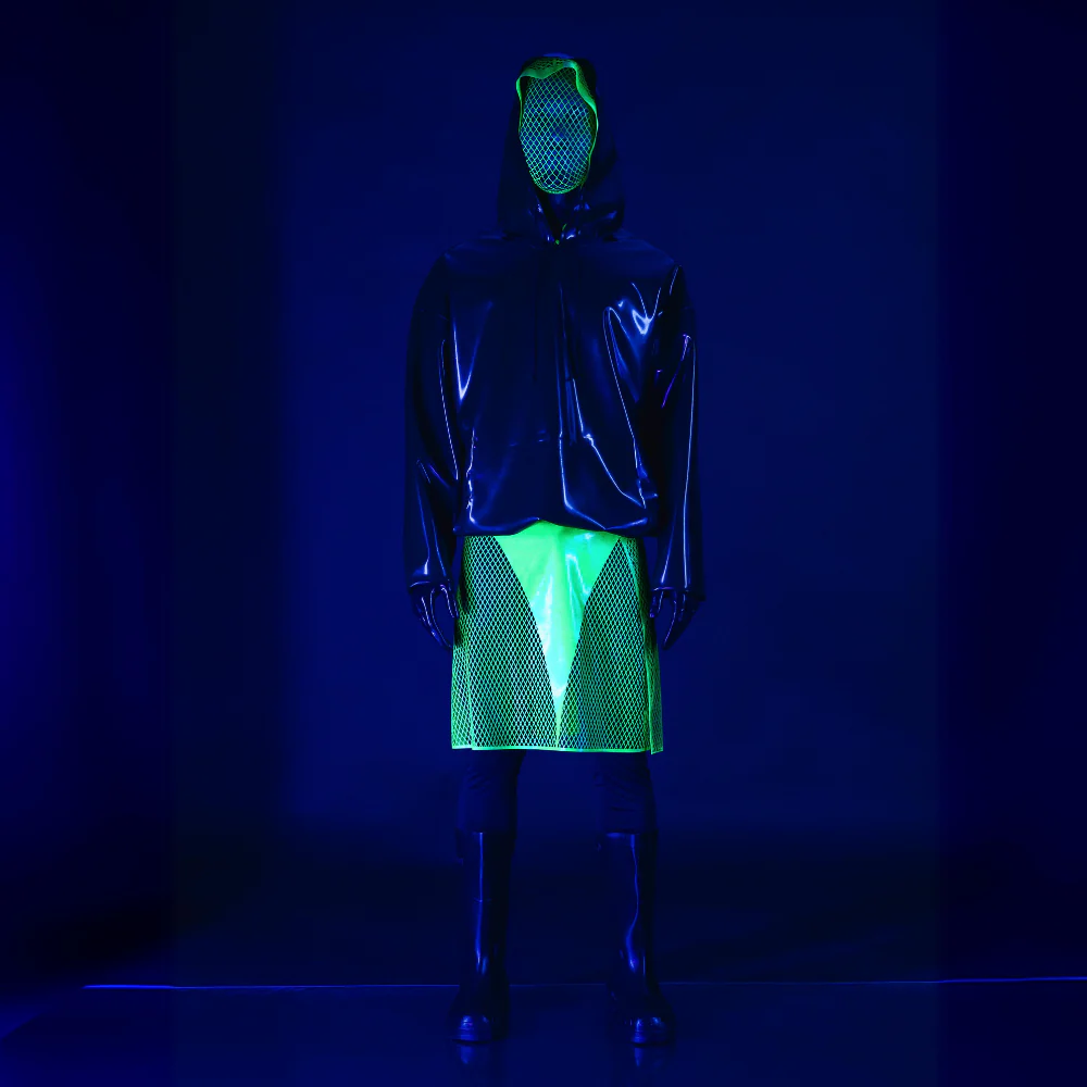 Saturn Fishnet Hoodie - Image 4
